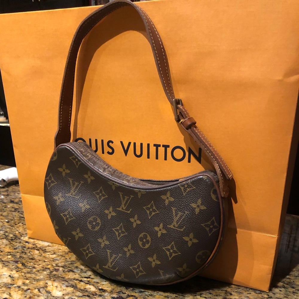Louis Vuitton Croissant PM Monogram Canvas Bag